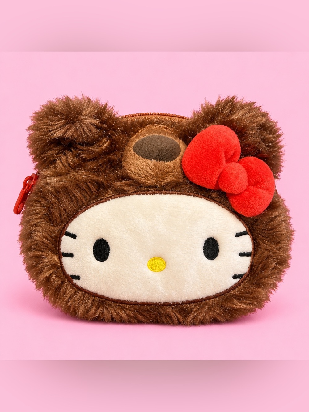 Hello Kitty Plush Coin Pouch